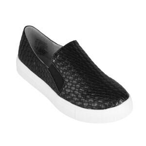 Wanted Women's Boca Slip On Woven Sneakers Black Size 6 1/2